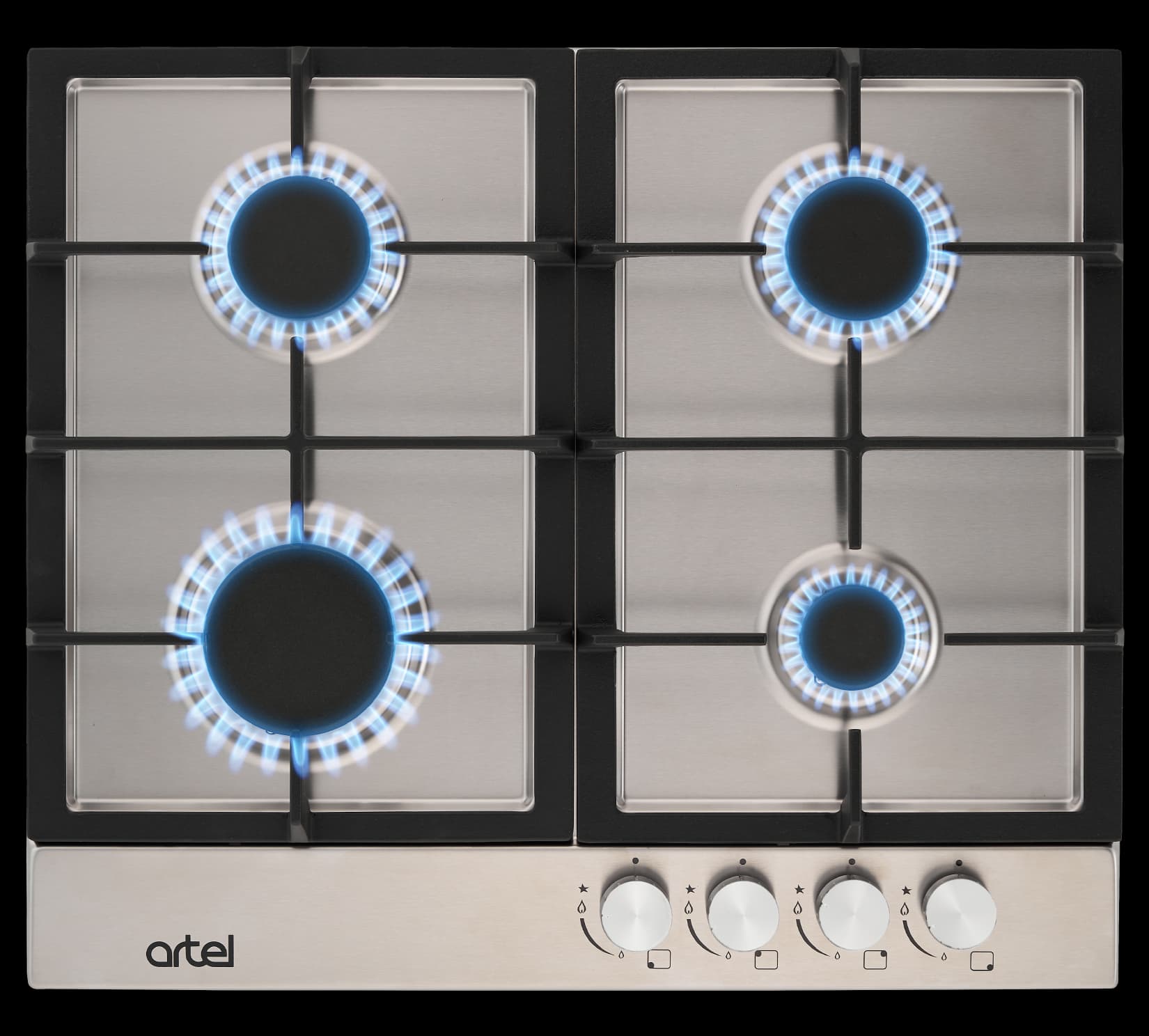 Artel Moderno A64-0030 gaz plitasi - Inox